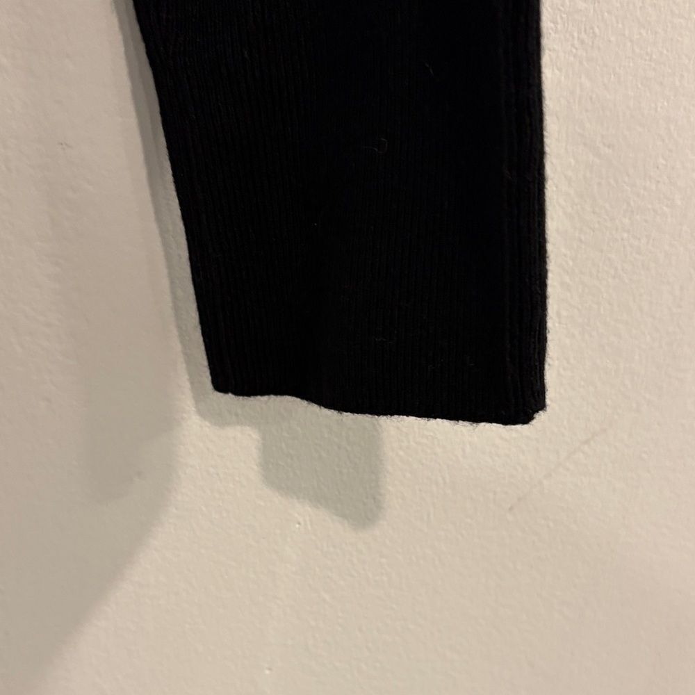 Milano Black Long Sleeve Sweater with Beautiful Detailed Silver Inlay Accents - Picture 8 of 10